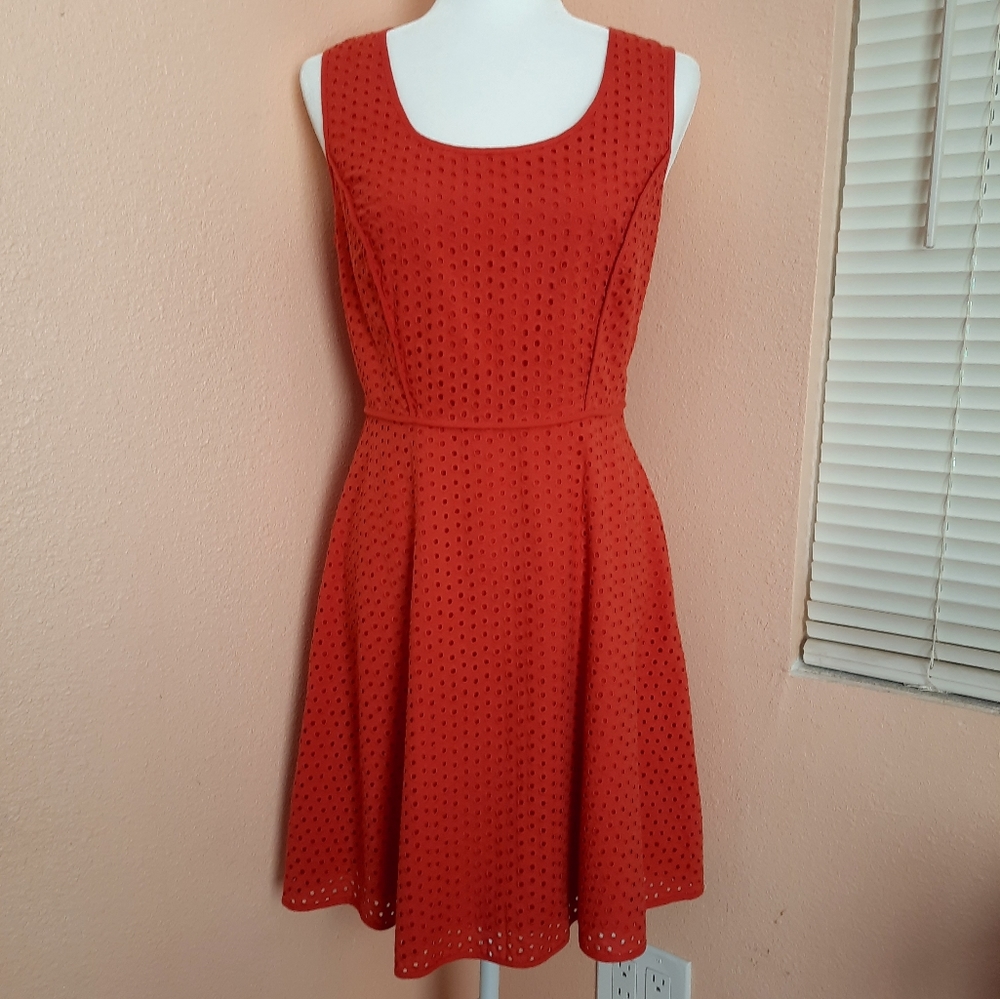 Orange Summer Dress Sz XS